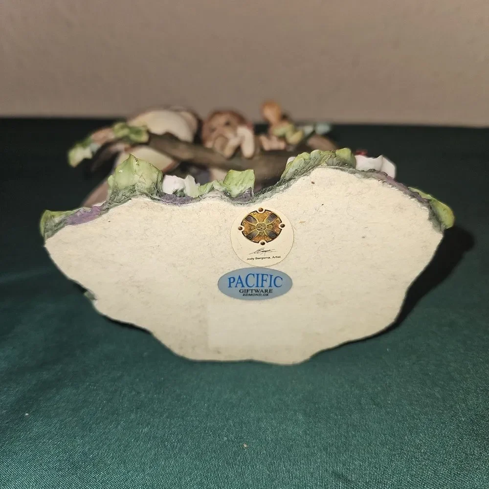 Pacific Giftware Fantasy Resin Fairys & Bird Table Accent Decor